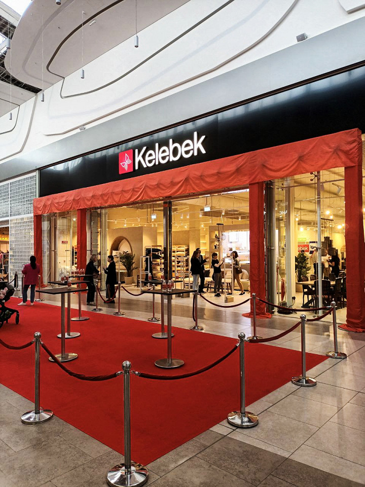 Открытие магазина Kelebek, МЕГА Теплый стан1