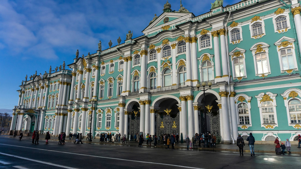 Фасад Эрмитажа