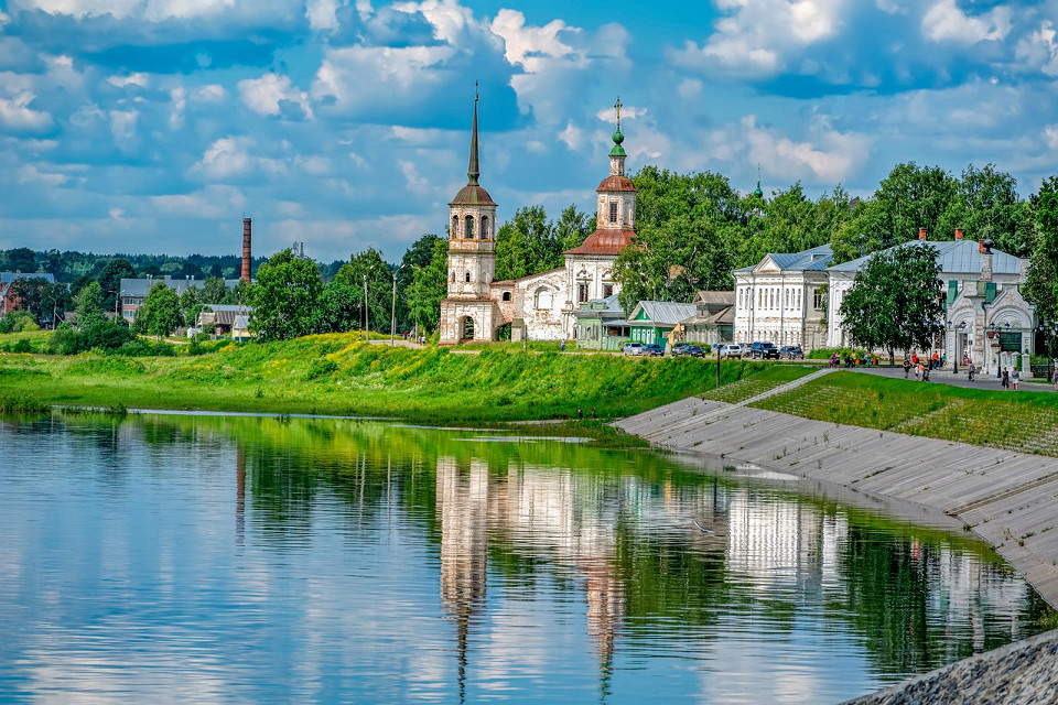 Храмовый комплекс Соборное дворище в Великом Устюге