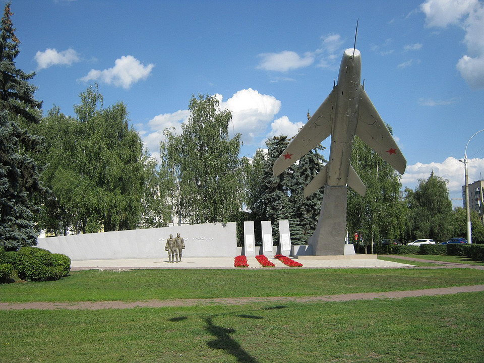 Площадь Авиаторов в Липецке