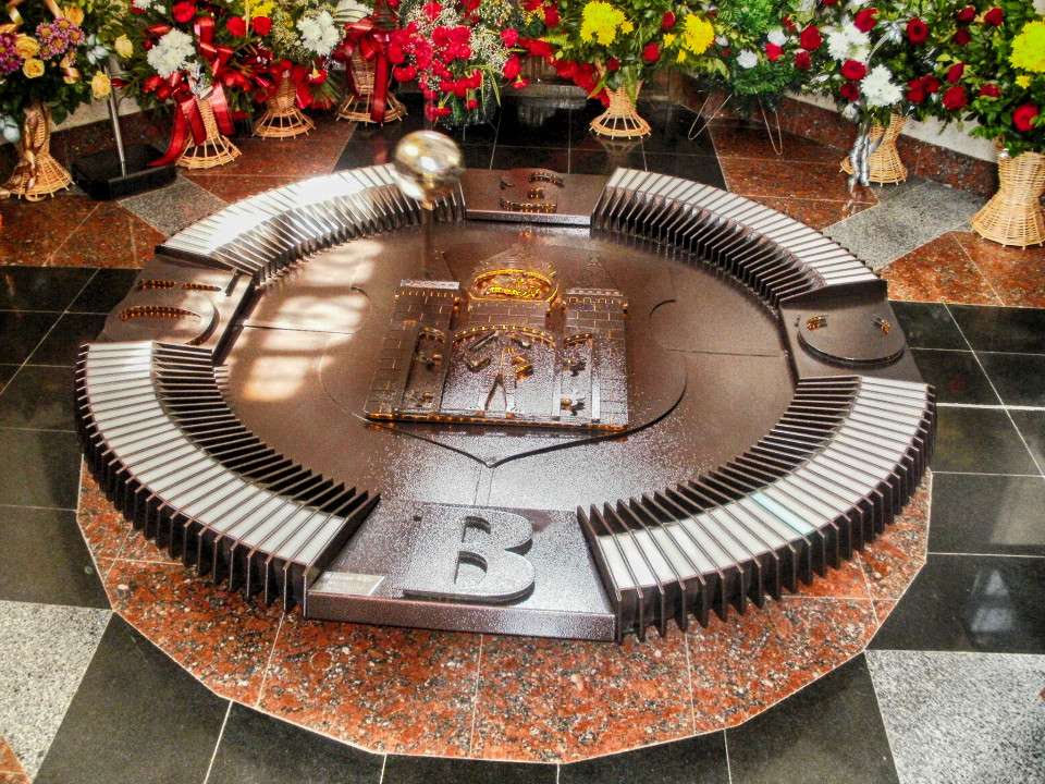 Маятник Фуко в каплице