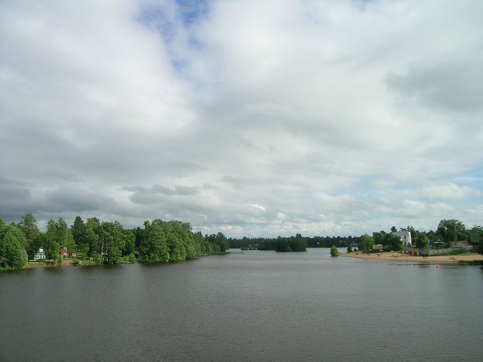 Сестрорецкий Разлив, вид с моста