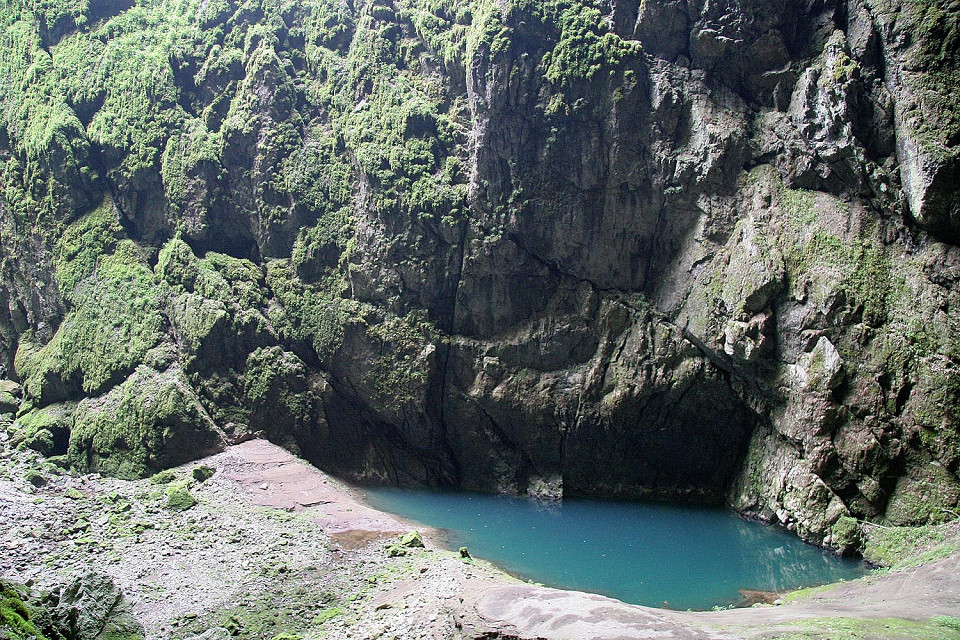 Моравский Крас, Верхнее озеро