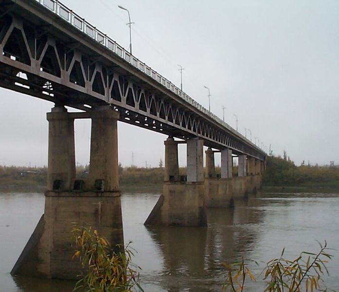 Мост на Колыме, Сибирь