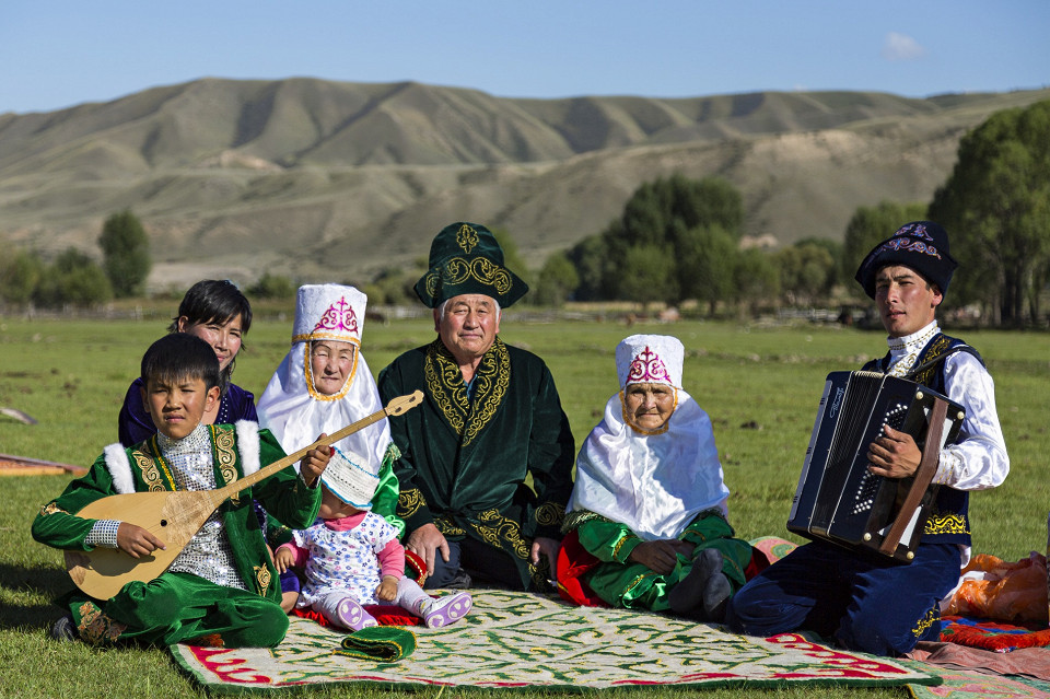 Казахская семья