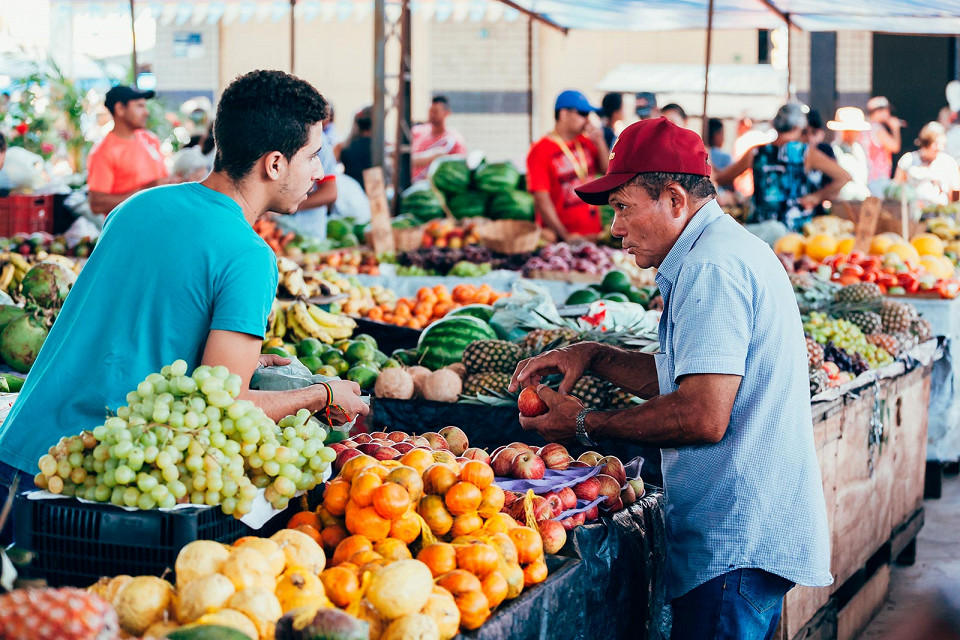 Продуктовый рынок в Бразилии
