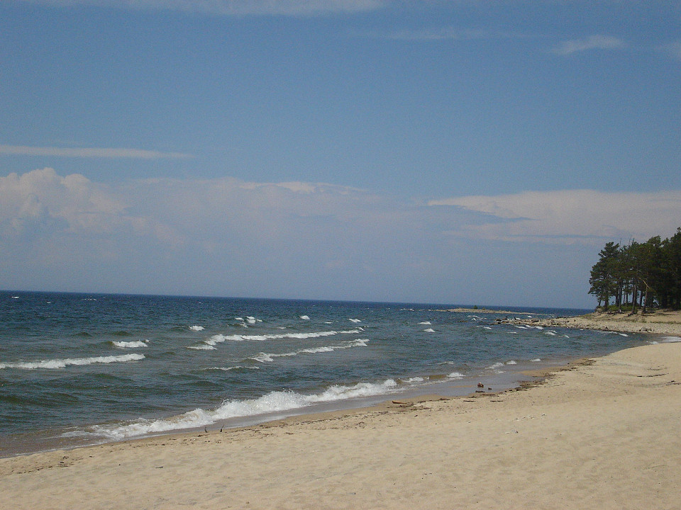 Горячинск, пляж