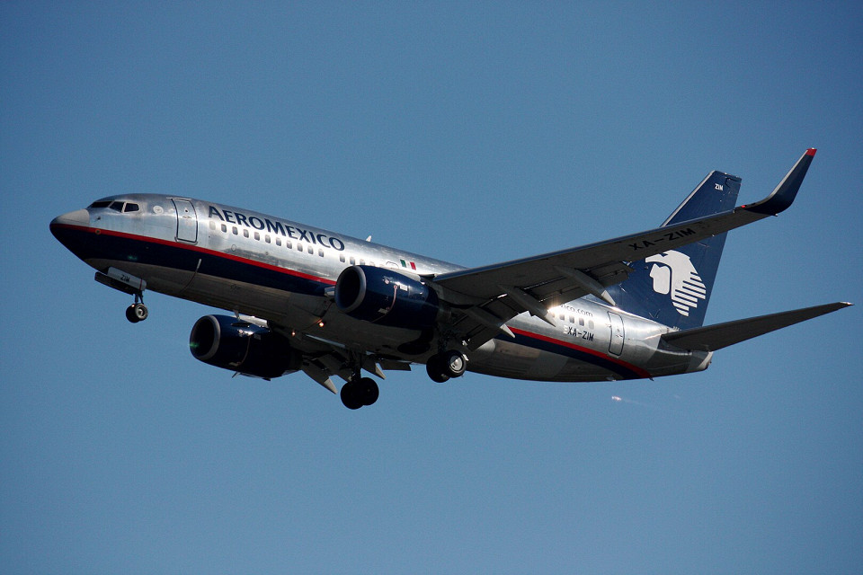 Посадка Boeing 737 Aeromexico