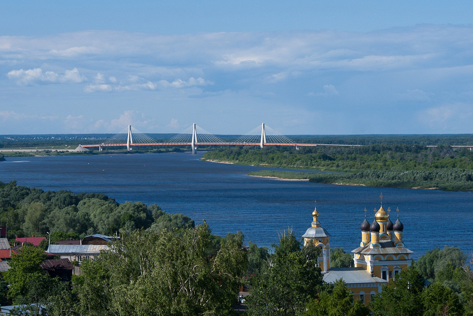 Муром, мост, Ока, церковь