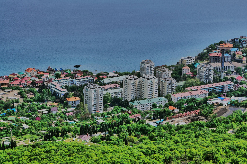 Южный берег Крыма со смотровой площадки