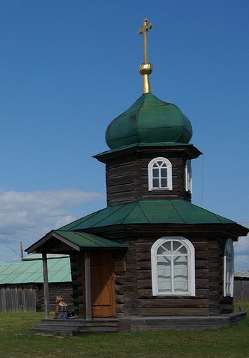 Спасская часовня в музее деревянного зодчества