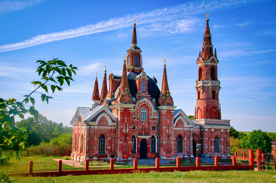 Церковь в селе Вешаловка