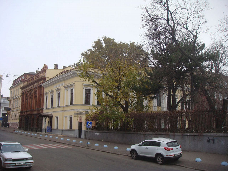 Вид на особняк графа Толстого и Дом учёных, Одесса