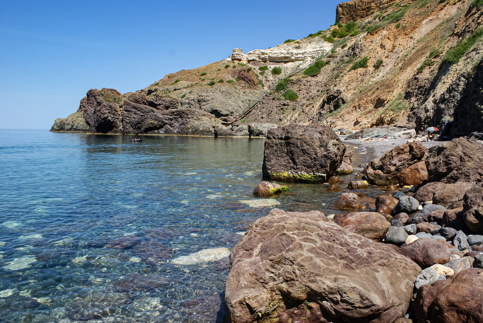 Побережье Черного моря, мыс Фиолент, Крым