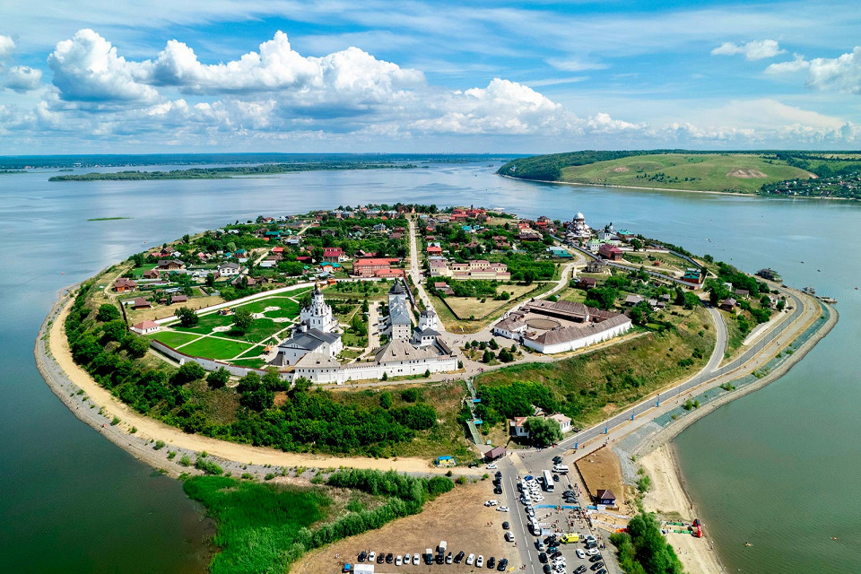 Вид на остров Свияжск