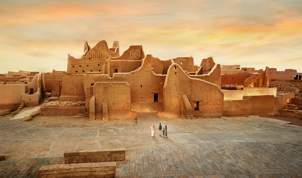 Эр-Рияд Саудовская Аравия, руины Дирии