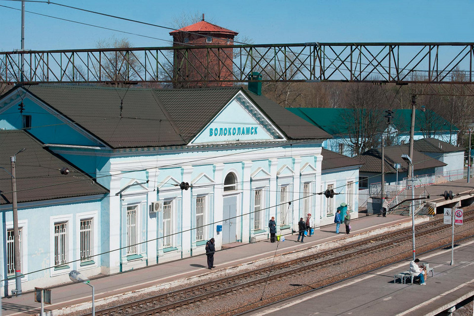 Железнодорожная станция в Волоколамске