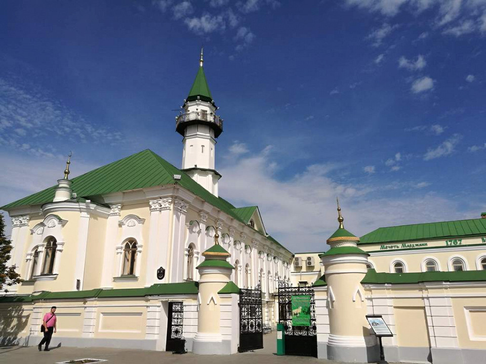 Вид на мечеть Марджани, Казань