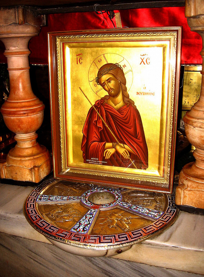Храм Гроба Господня, место распятия Иисуса Христа