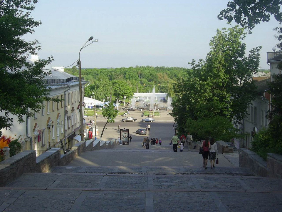 Бульвар Гагарина - пешеходная улица в Брянске