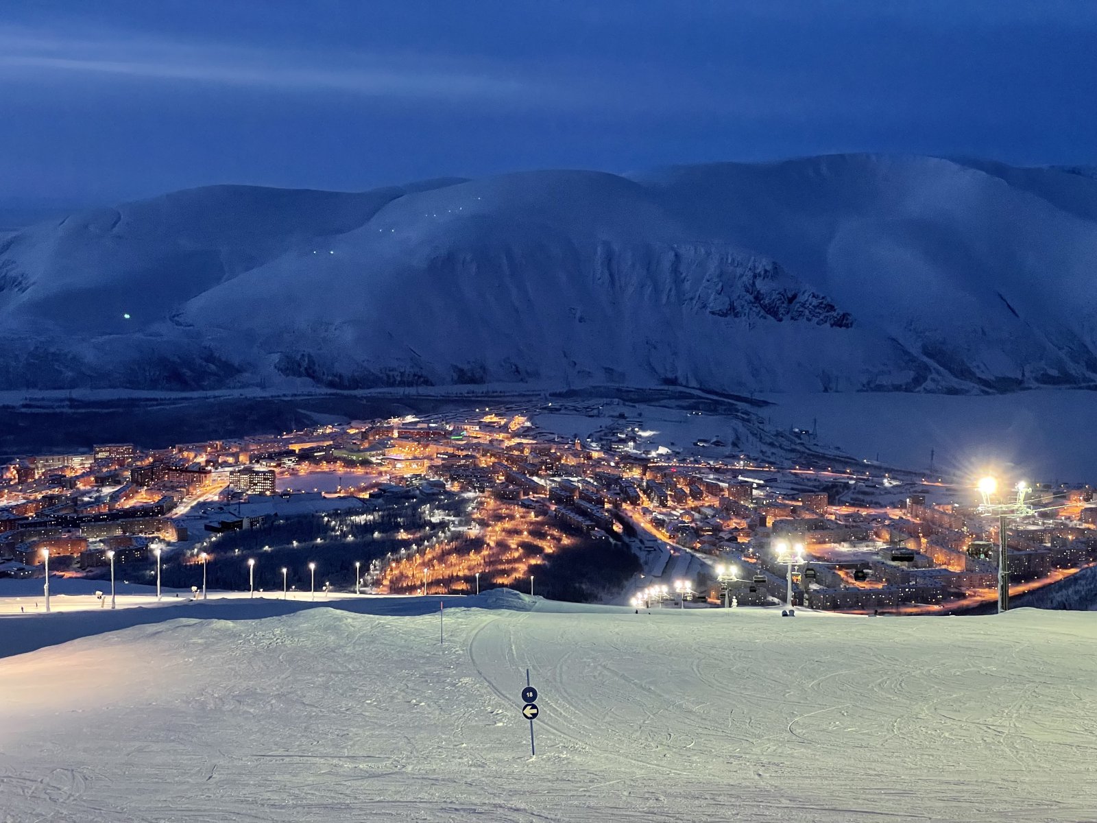 Кировск лыжная трасса